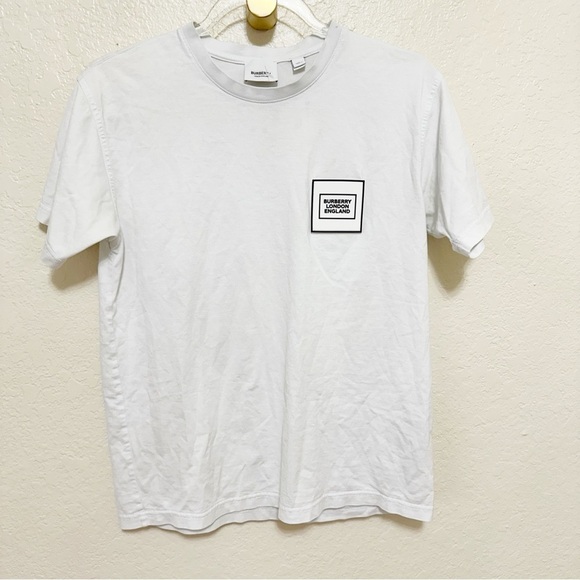 Authentic BURBERRY T SHIRT IN WHITE size XXS - Picture 5 of 6